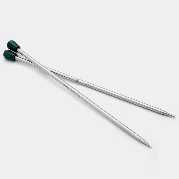 Cặp kim đan thẳng một đầu Mindful dài 25cm, hãng Knitpro