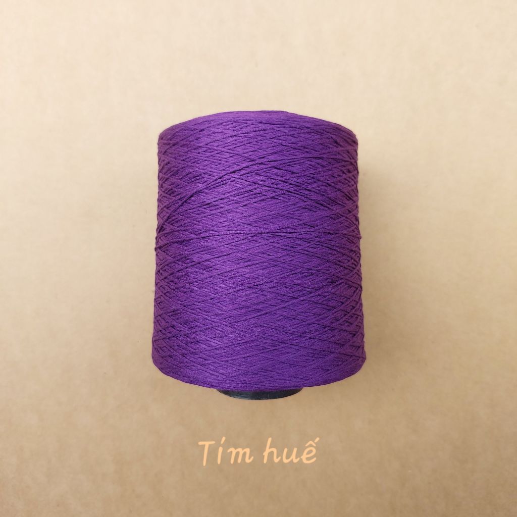 Cuộn sợi 100% silk 0.8mm màu trơn - 300gram