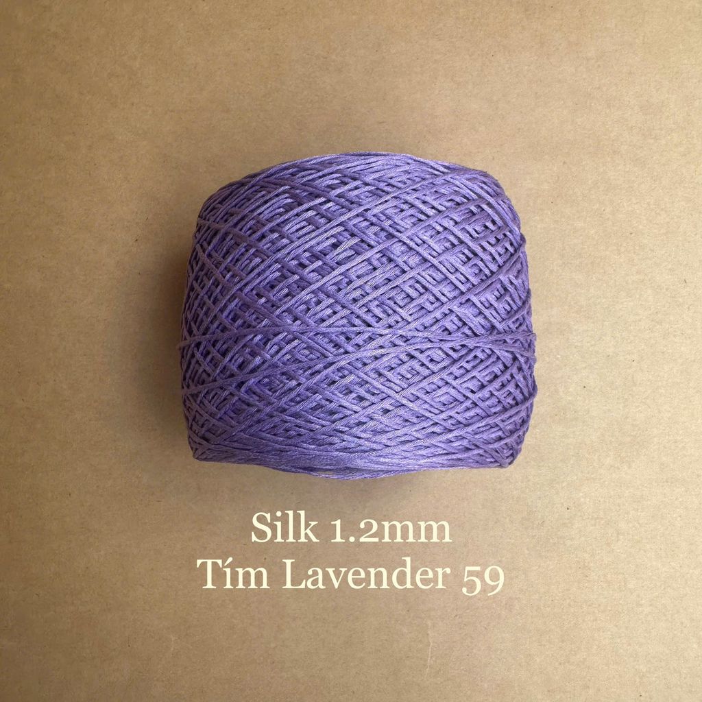 Cuộn sợi Silk, 100% Silk, 250g, cỡ 1.2mm