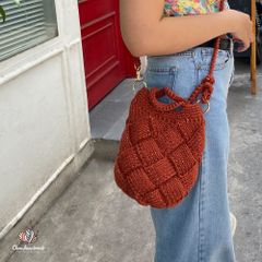 Sợi Twisted Macrame 3 MM Lurex nhập khẩu từ Yarnart, đan móc giỏ xách, nón, trang trí nội thất, vỏ ghế