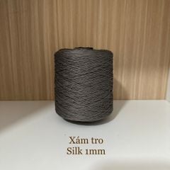 Cuộn sợi 100% Silk 1mm, 300g màu trơn