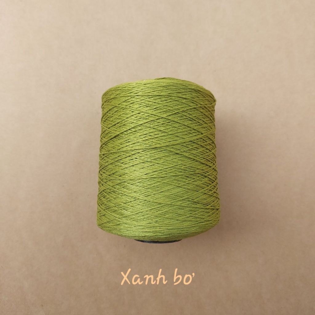 Cuộn sợi 100% silk 0.8mm màu trơn - 300gram