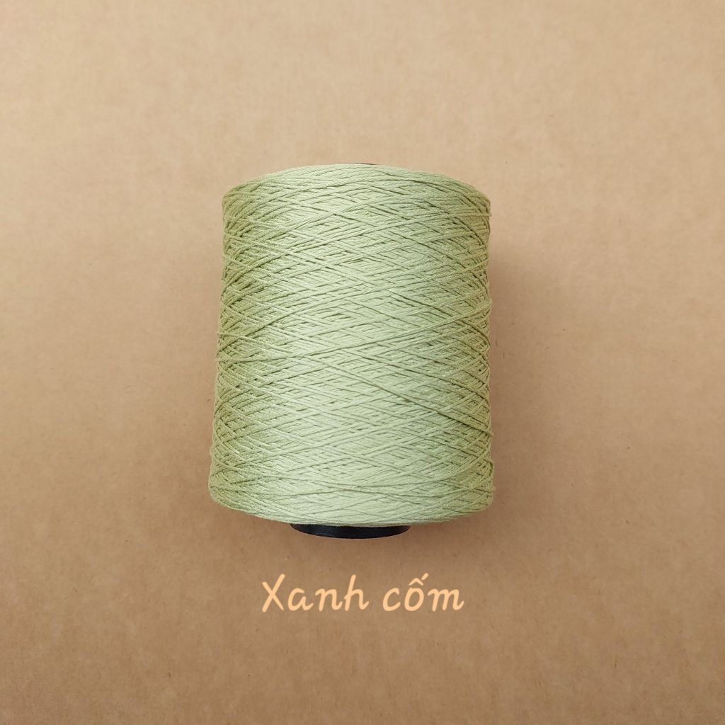 Cuộn sợi 100% silk 0.8mm màu trơn - 300gram