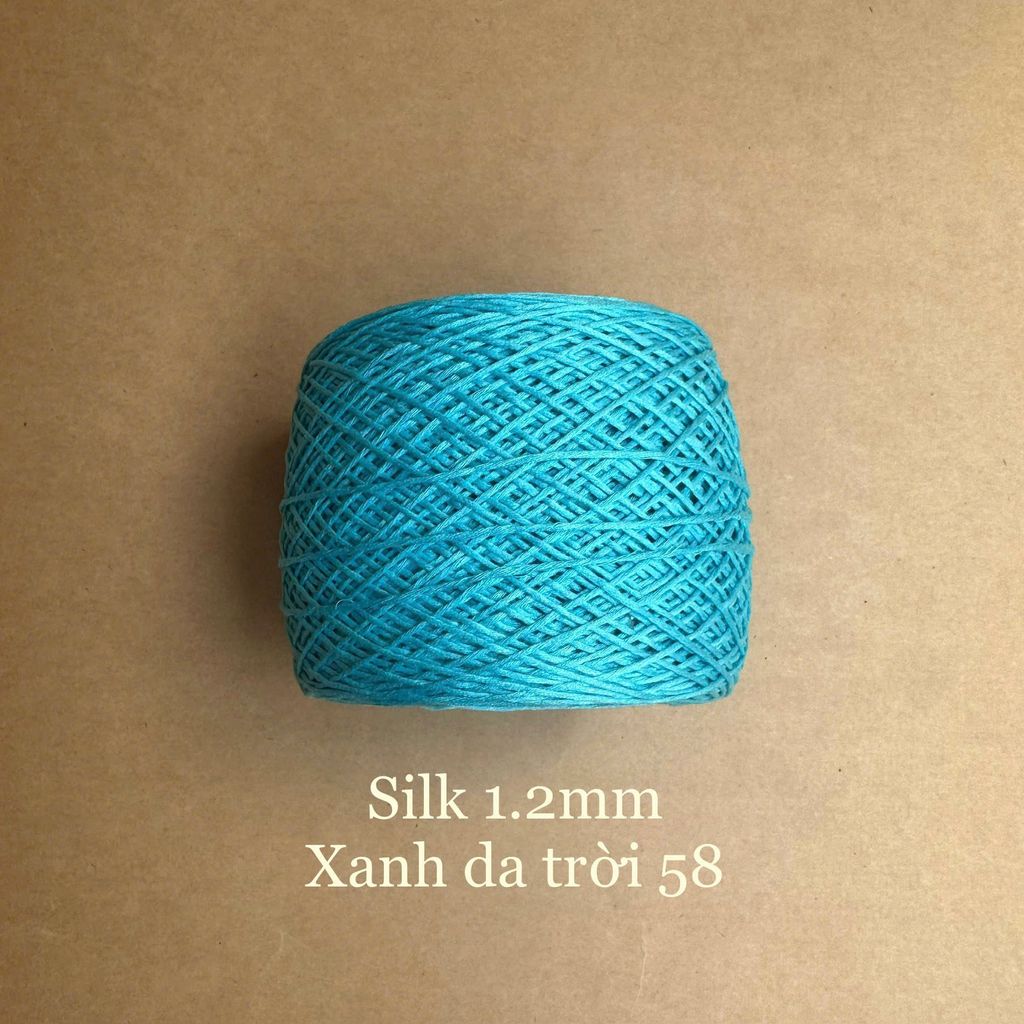 Cuộn sợi Silk, 100% Silk, 250g, cỡ 1.2mm
