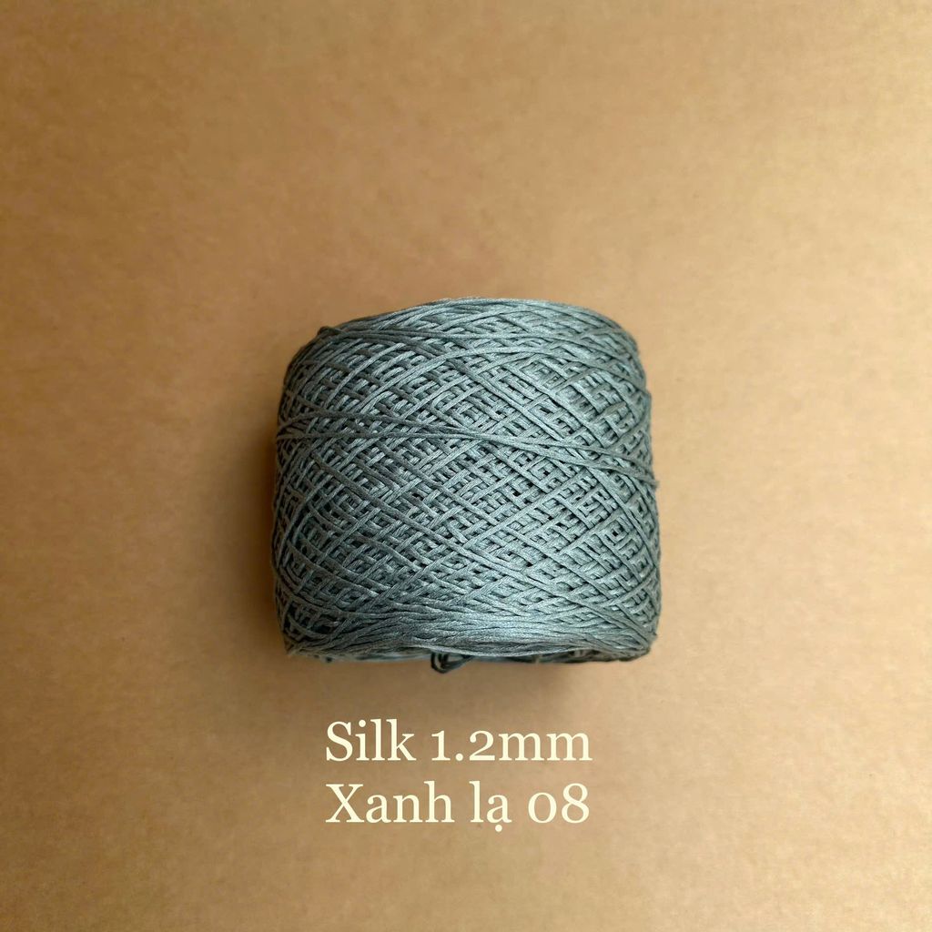 Cuộn sợi Silk, 100% Silk, 250g, cỡ 1.2mm