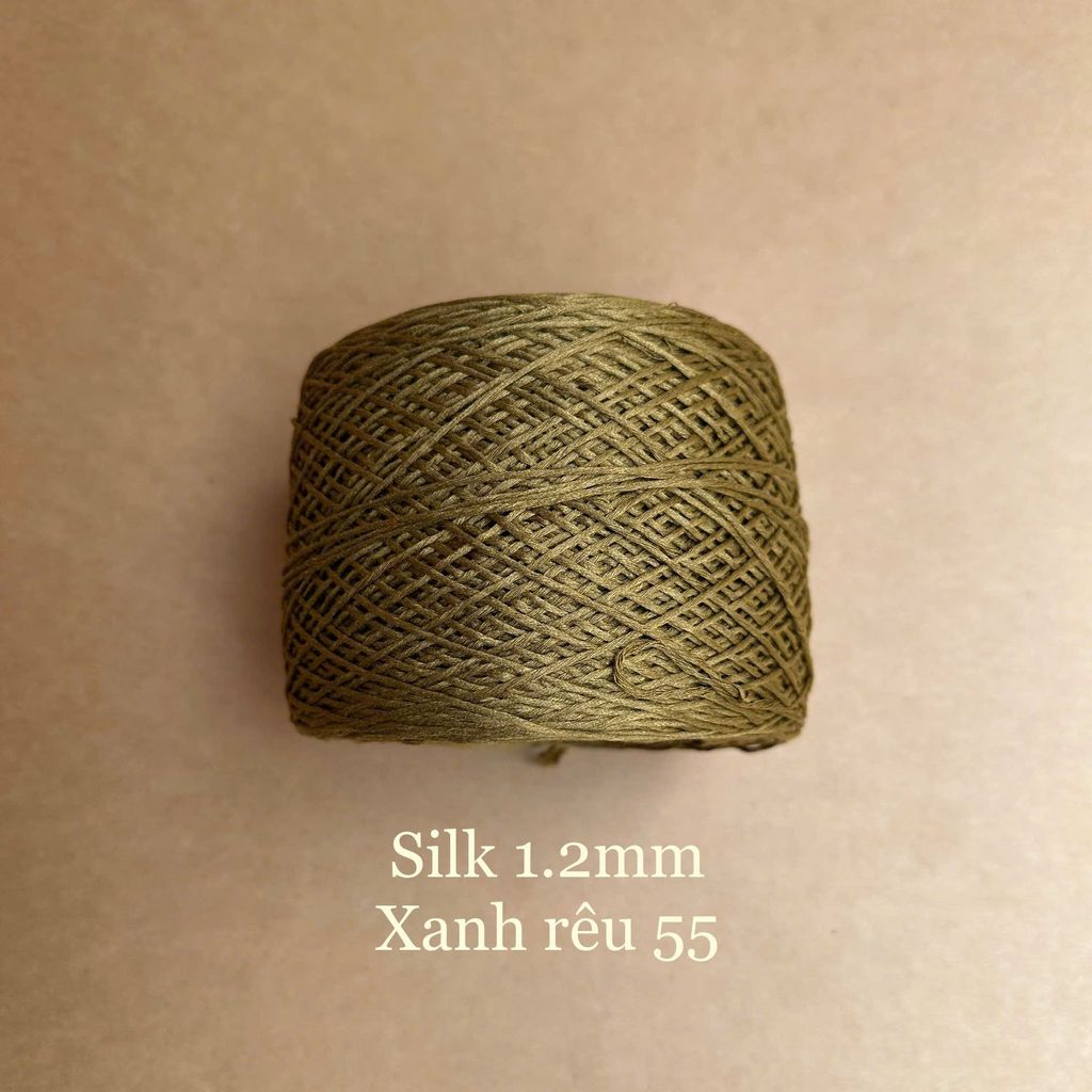Cuộn sợi Silk, 100% Silk, 250g, cỡ 1.2mm