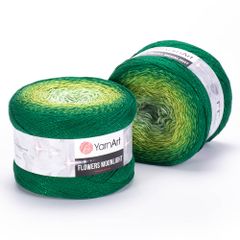 Len lấp lánh Flowers Moonlight - Yarnart đan móc áo, váy, khăn tam giác, áo khoác