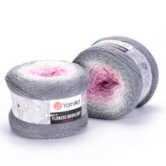 Len lấp lánh Flowers Moonlight - Yarnart đan móc áo, váy, khăn tam giác, áo khoác