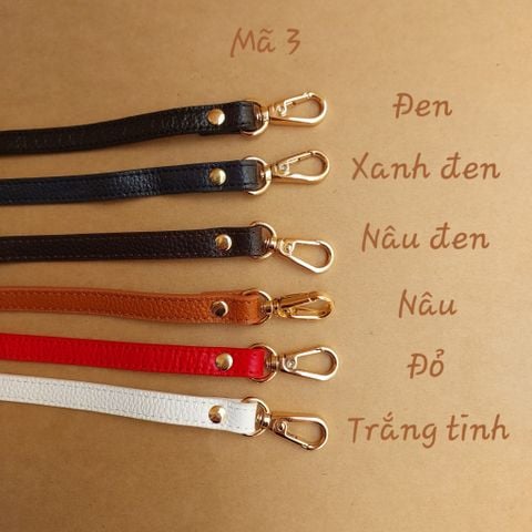 Dây đeo chéo PU có sơn cạnh 110cm, Chouihandmade