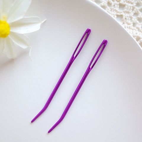 Set 2 kim khâu len mũi cong