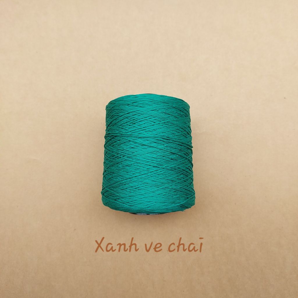 Cuộn sợi 100% silk 0.8mm màu trơn - 300gram