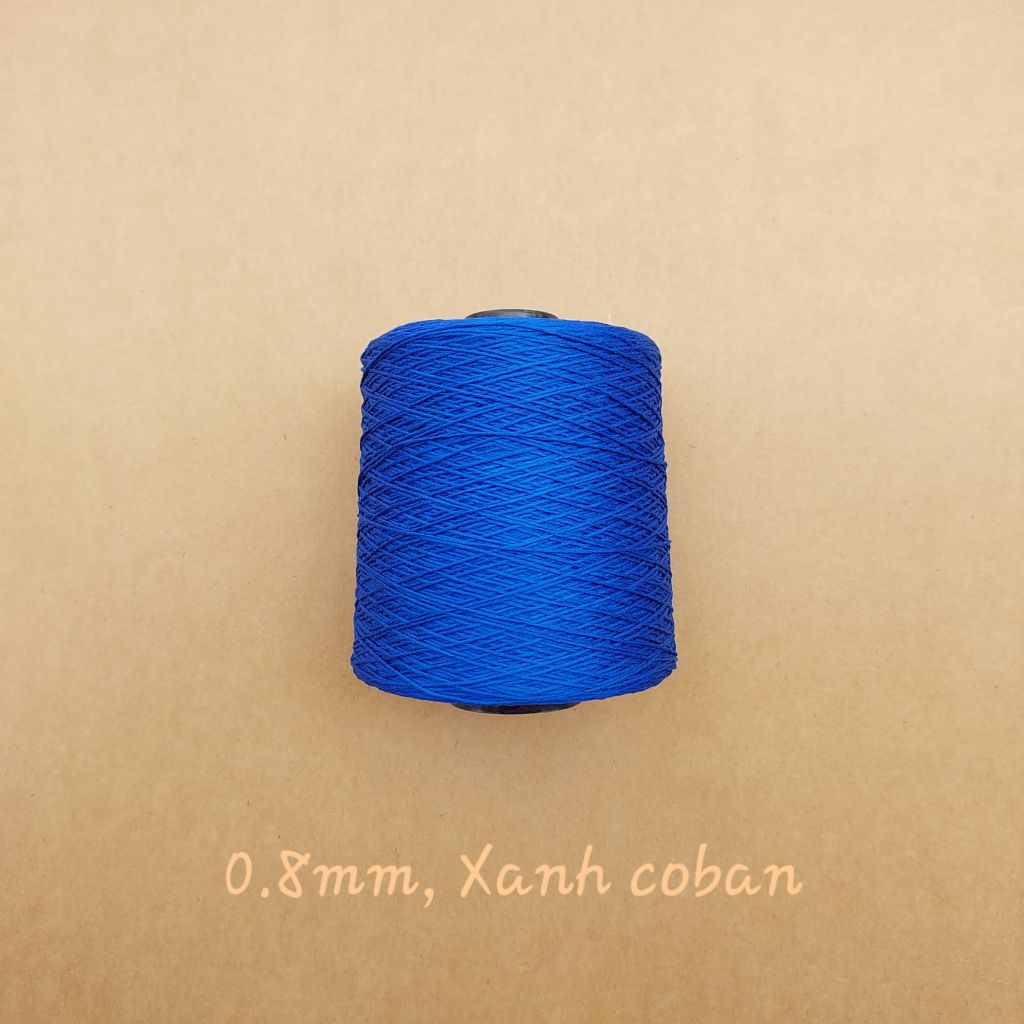 Cuộn sợi 100% silk 0.8mm màu trơn - 300gram