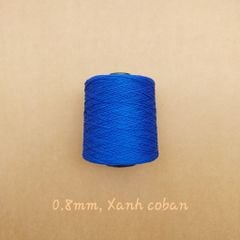 Cuộn sợi 100% silk 0.8mm màu trơn - 300gram