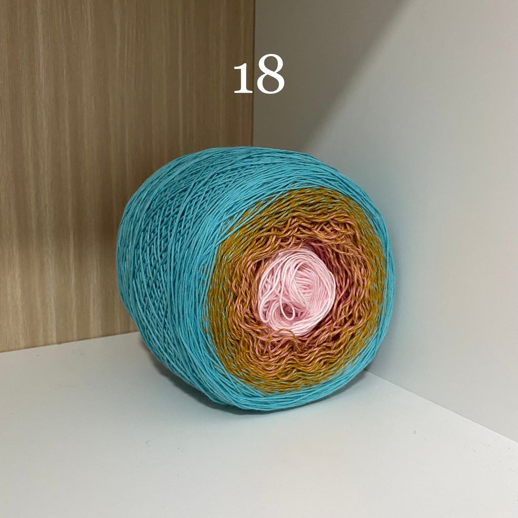 Sợi cầu vồng Cotton 0.8mm, 300g