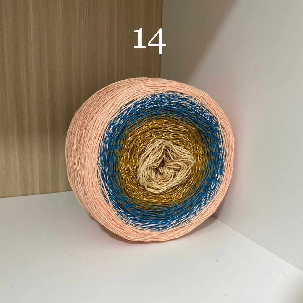 Sợi cầu vồng Cotton 0.8mm, 300g