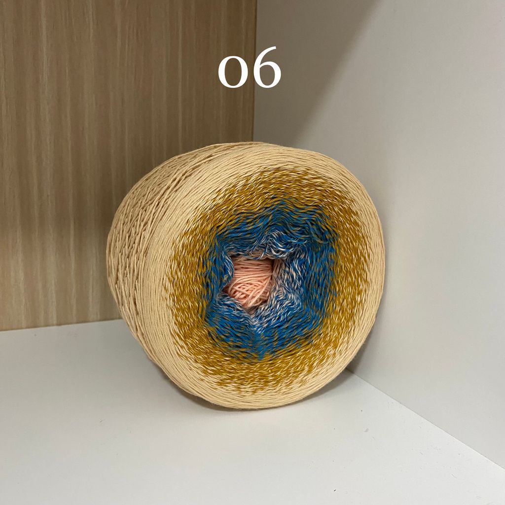 Sợi cầu vồng Cotton 0.8mm, 300g