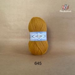 Cuộn len ấm Lanagold 800 hãng Alize siêu dôi, siêu ấm đan móc khăn, áo ấm cực thích