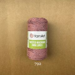 Sợi Twisted Macrame 3 MM Lurex nhập khẩu từ Yarnart, đan móc giỏ xách, nón, trang trí nội thất, vỏ ghế
