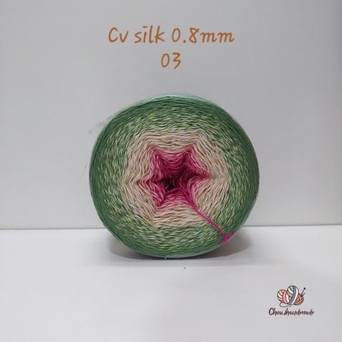 Cuộn cầu vồng silk 0.8mm - 300gram