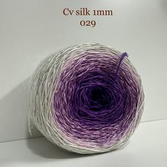Cầu vồng sợi Silk, cỡ 1.0mm, 300g, dòng bánh, đan móc áo, váy, khăn