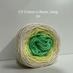 Sợi cầu vồng Cotton 0.8mm cuộn 100g, Chouihandmade, đan móc áo, váy