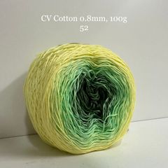 Sợi cầu vồng Cotton 0.8mm cuộn 100g, Chouihandmade, đan móc áo, váy