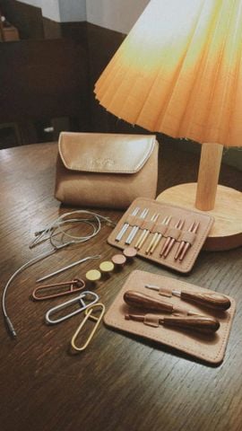 Bộ kim đan tay, vớ mini Gift set Champagne Petite Interchangeable Needles nhập khẩu từ KnitPro phiên bản Limited