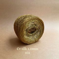 Cầu vồng sợi Silk, cỡ 1.0mm, 300g, dòng bánh, đan móc áo, váy, khăn