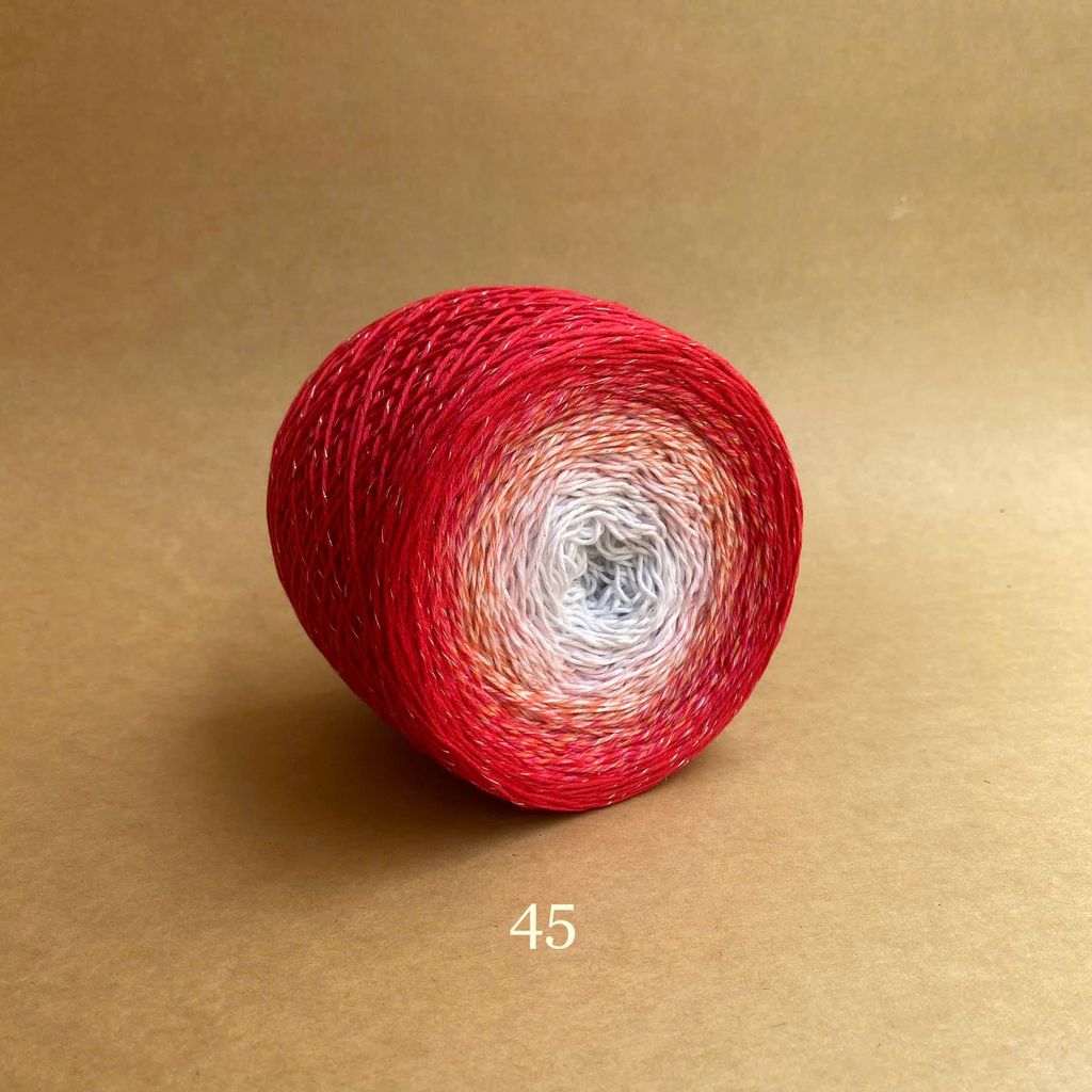 Sợi cầu vồng Cotton 1.2mm, kim tuyến