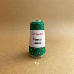 Sợi Tencel Lurex nhập từ Loveyarns, đan móc áo, khăn