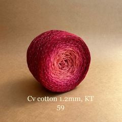Sợi cầu vồng Cotton 1.2mm, kim tuyến