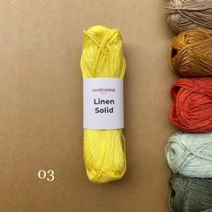 Sợi Linen Solid - Loveyarns, đan móc áo, váy, khăn
