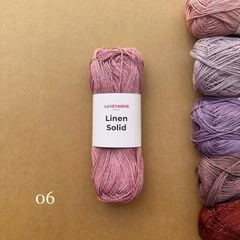 Sợi Linen Solid - Loveyarns, đan móc áo, váy, khăn