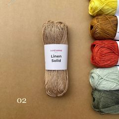 Sợi Linen Solid - Loveyarns, đan móc áo, váy, khăn
