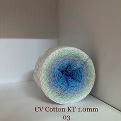 Sợi cầu vồng Cotton 1mm, kim tuyến