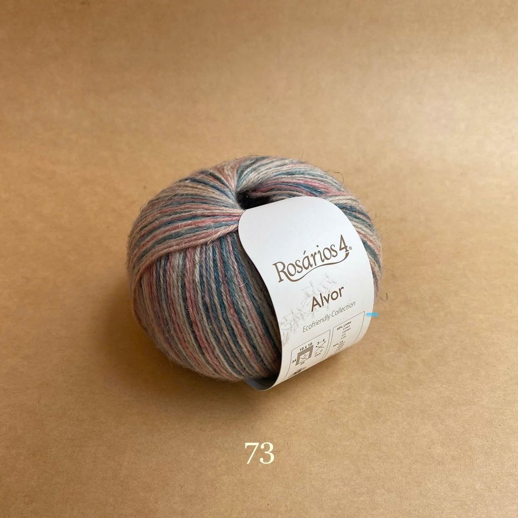 Len Alvor Print nhập từ Rosarios 4, đan móc áo, váy, khăn