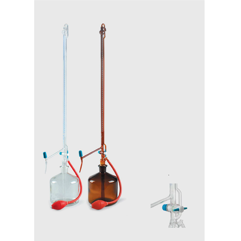  Buret tự động khóa nhựa ISOLAB 