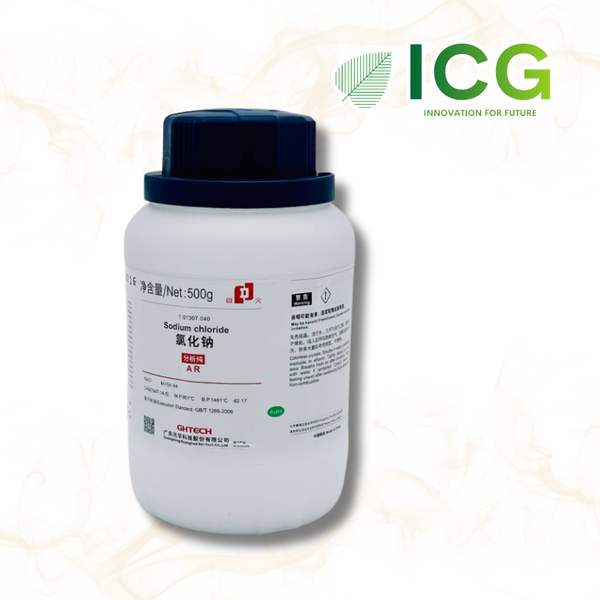  Sodium Chloride - NaCl, chai 500gr, Natri Clorua JHD/ JHTECH 