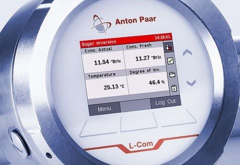  Cảm biến mật độ nồng độ và tốc độ âm thanh L-Com 5500 Anton Paar 
