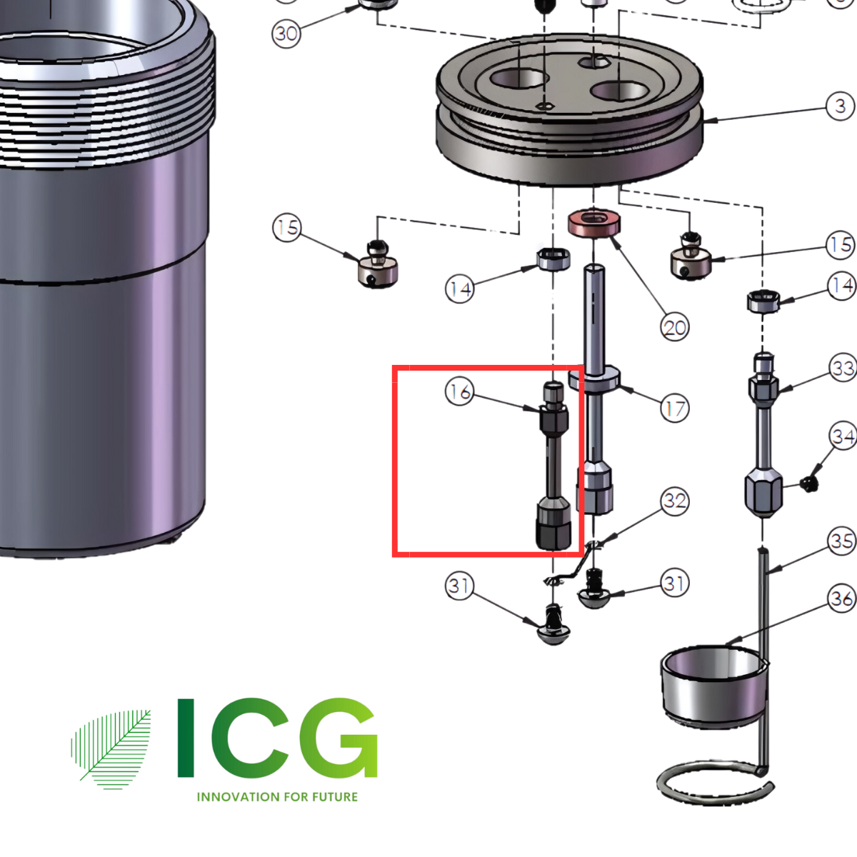  Điện cực, 1095DDCH | Hãng Sản xuất: Parr 