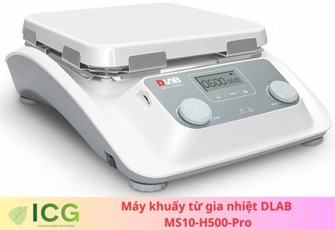 Máy khuấy từ gia nhiệt DLAB | MS10-H500-Pro 