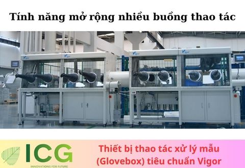 Thiết bị thao tác xử lý mẫu (Glovebox) tiêu chuẩn | Buồng thao tác cách ly Vigor 
