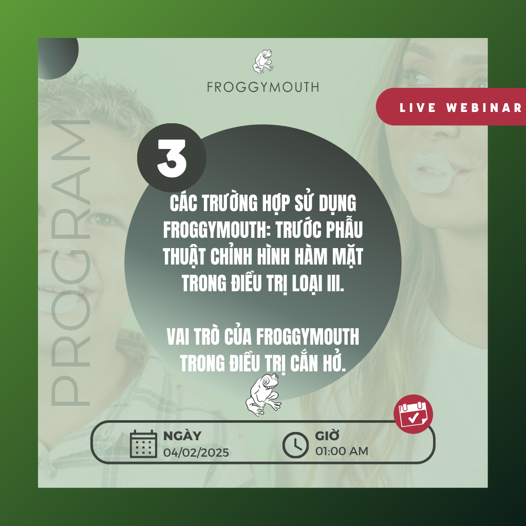  Live Webinar: Nuốt không điển hình và cách khắc phục trong chỉnh nha hằng ngày 