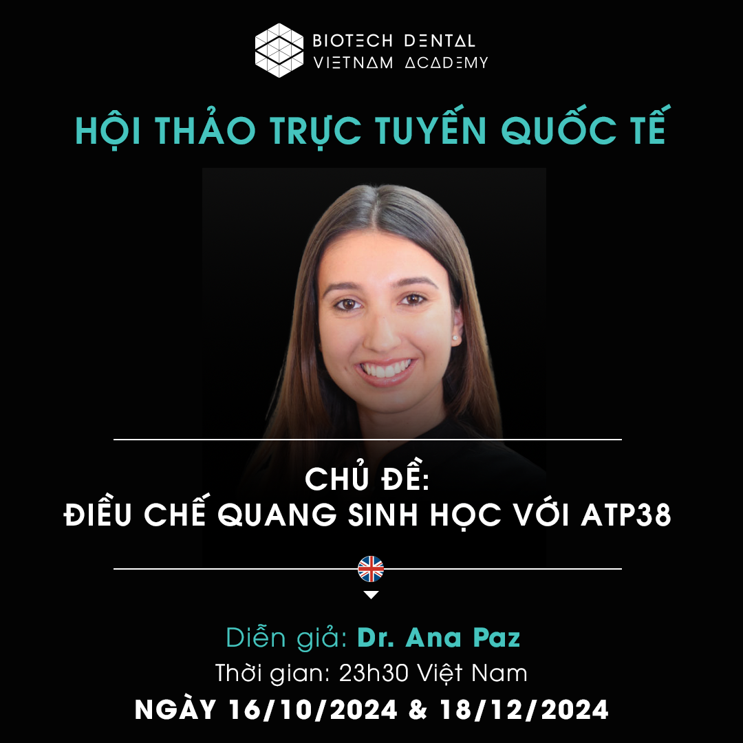  Hội thảo trực tuyến quốc tế về điều chế quang sinh học với ATP38 