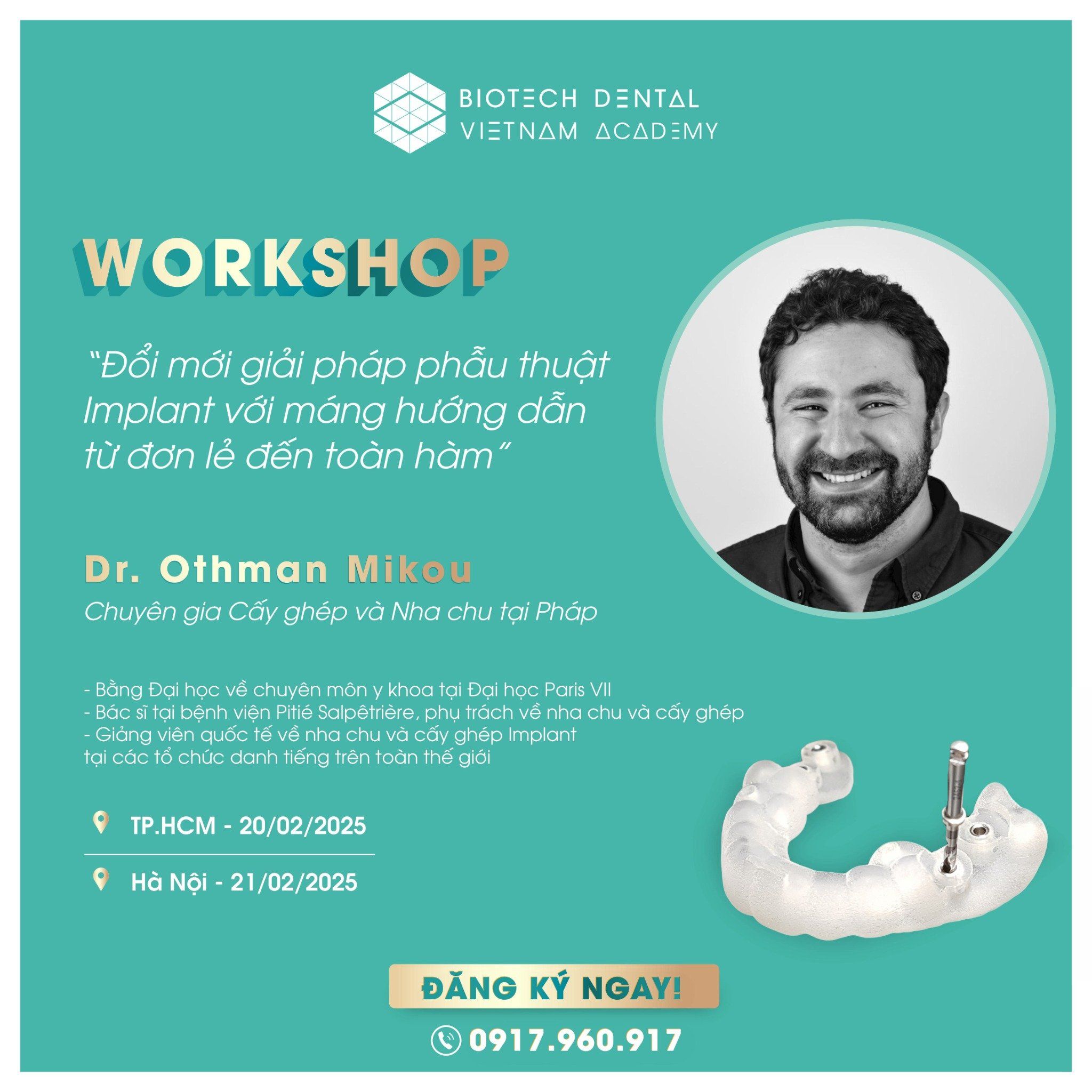  Workshop về máng hướng dẫn phẫu thuật 