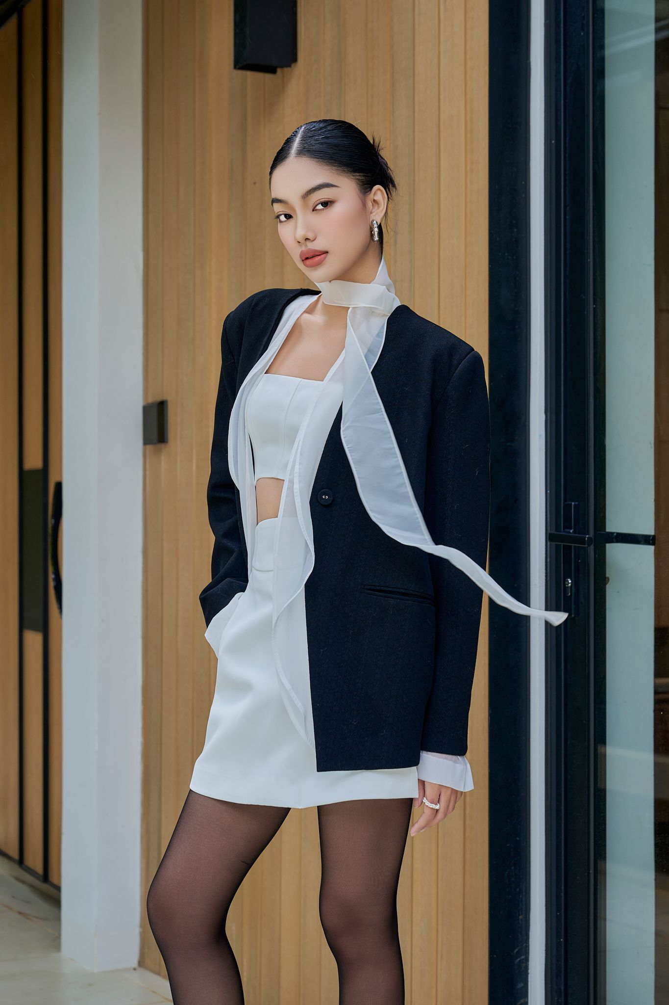 haven off white blazer