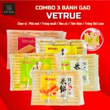  (Combo 3 gói 300g) Bánh Gạo Đài Loan Vetrue Thơm Béo Trọn Vị 