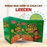  Khoai Nưa Giòn Vị Chua Cay Leecen (New) (20 Gói/Hộp) 