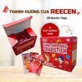  Thanh Hương Cua Reecen Vị Thịt Nướng 300G (20 Thanh/Hộp) 