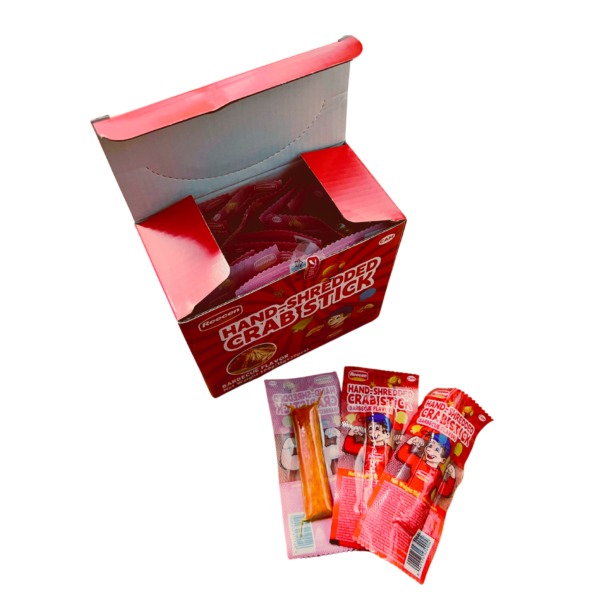  Thanh Hương Cua Reecen Vị Thịt Nướng 300G (20 Thanh/Hộp) 